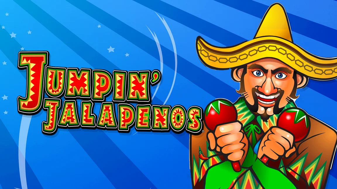 The promotional header for Jumpin' Jalapenos, an online slot game on Betty.ca.
