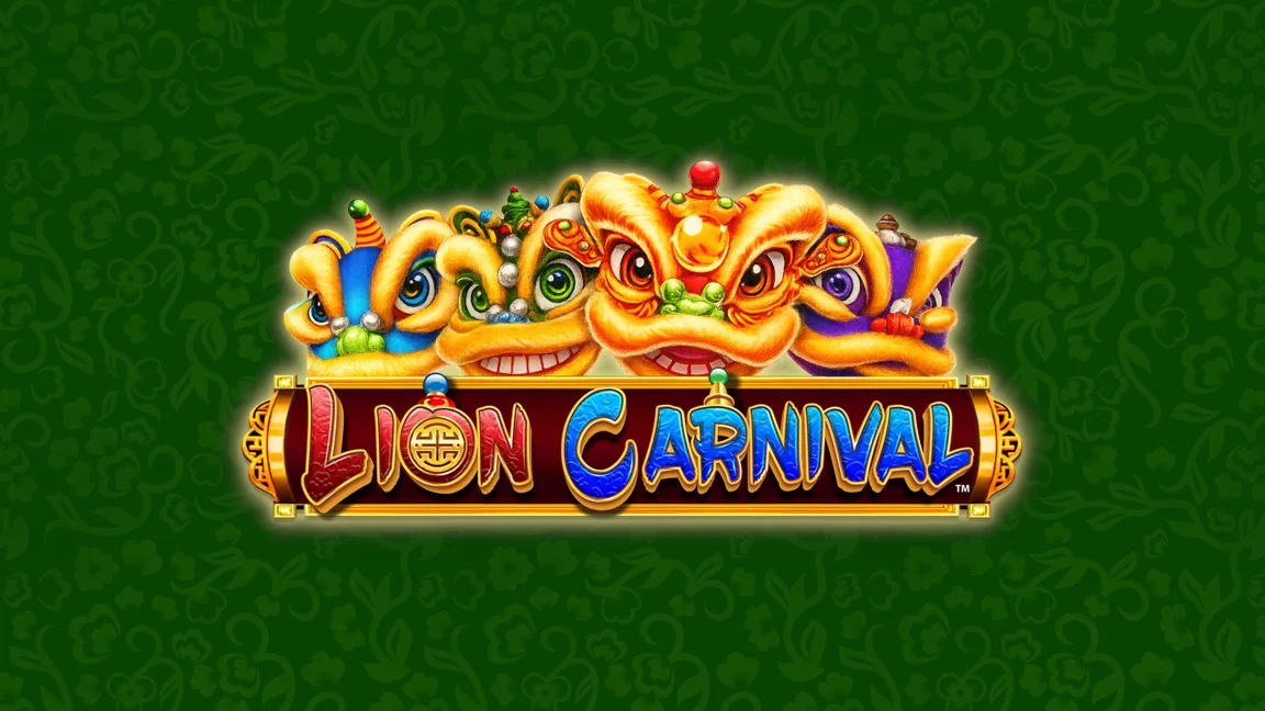The promotional header for Lion Carnival, an online slot game on Betty.ca.
