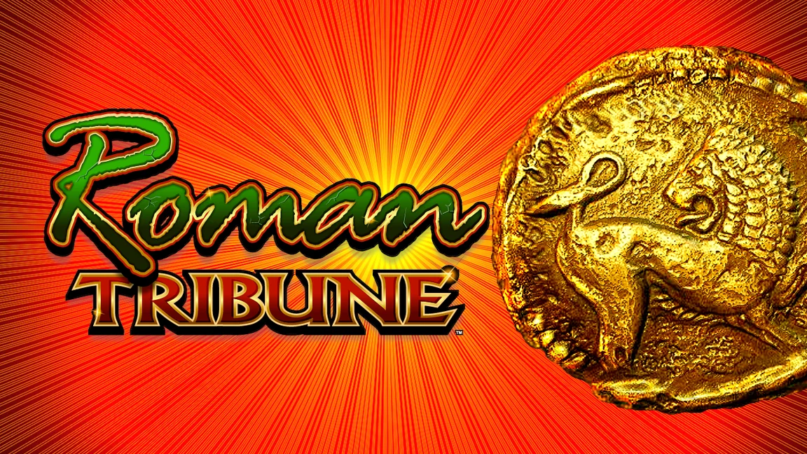 The promotional header for Roman Tribune, an online slot game on Betty.ca.