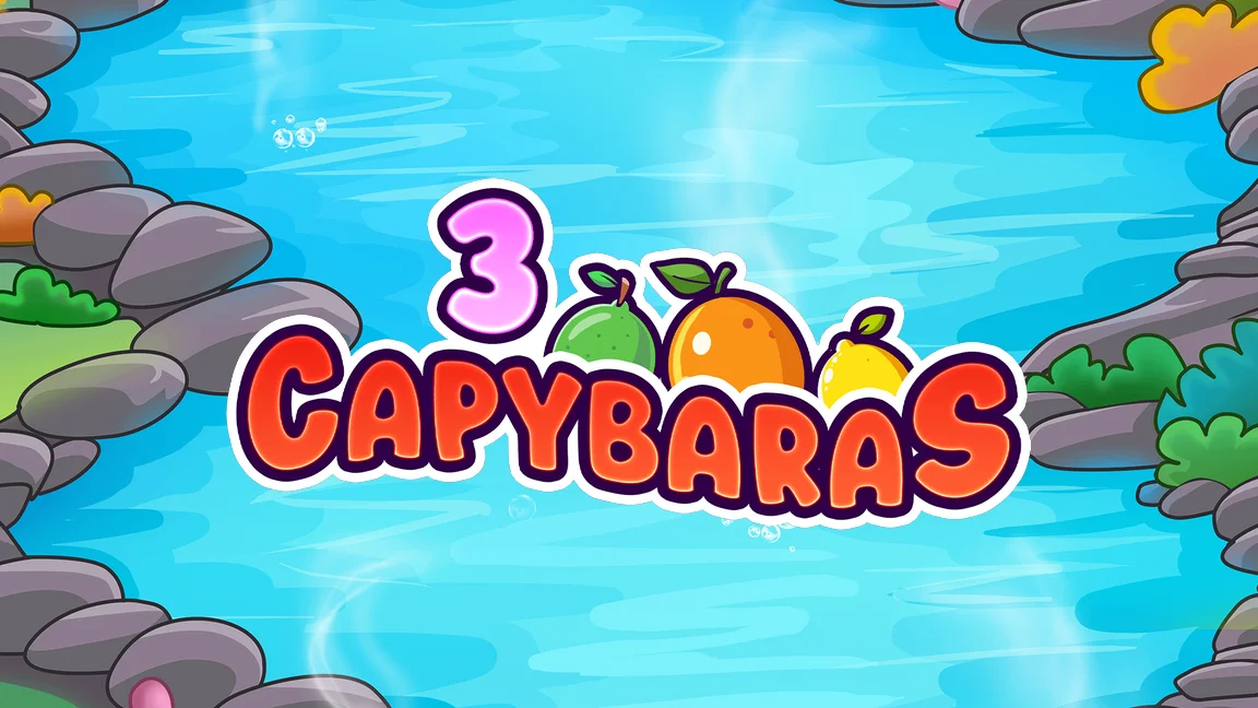 The promotional header for 3 Capybaras, an online slot game on Betty.ca.