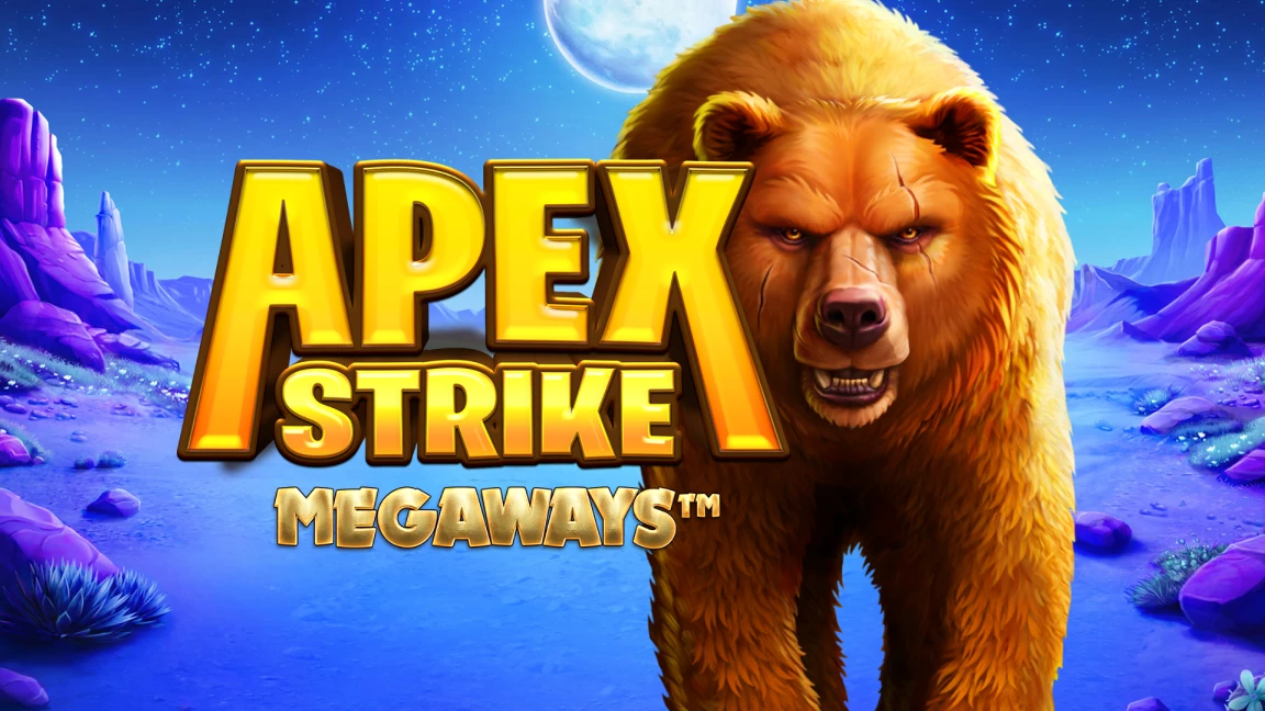 The promotional header for Apex Strike Megaways, an online slot game on Betty.ca.