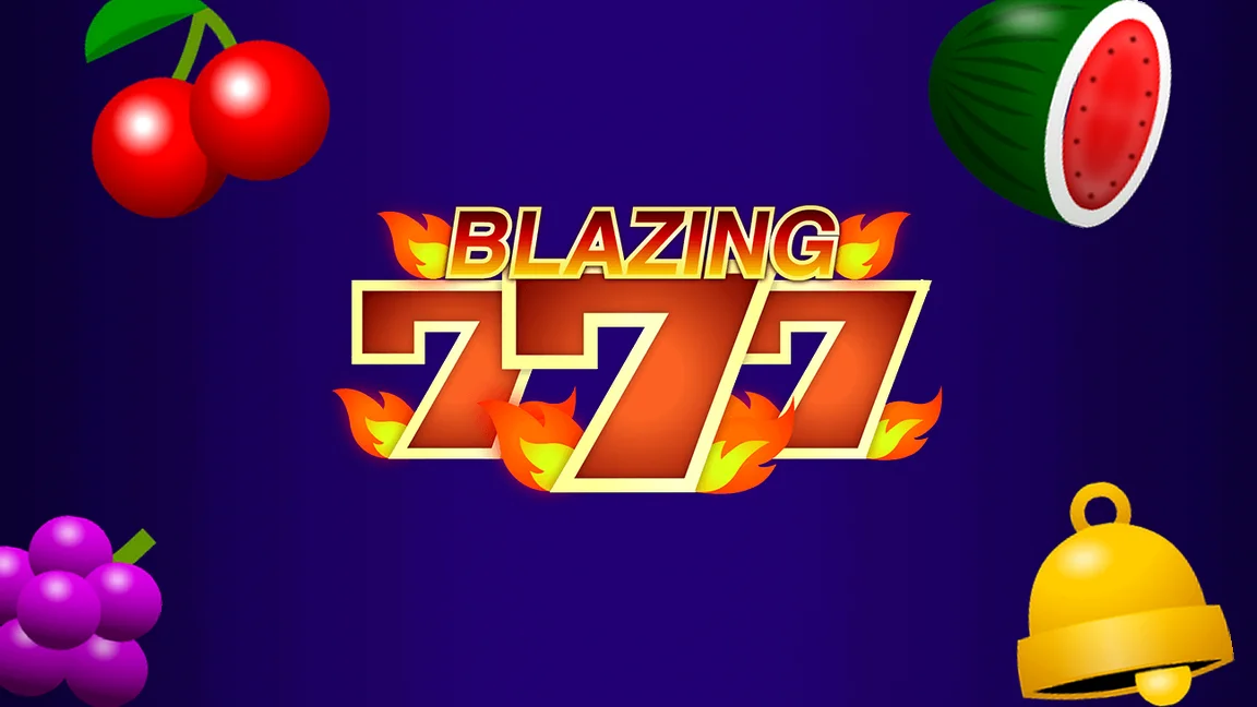 The promotional header for Blazing 777, an online slot game on Betty.ca.
