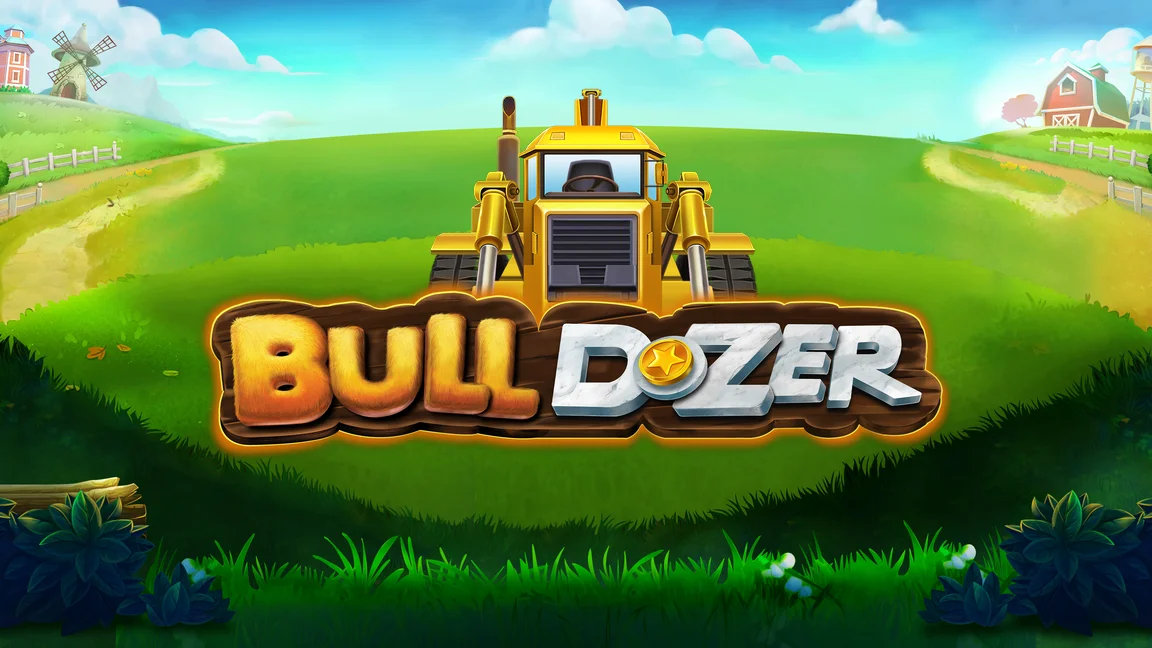 The promotional header for Bull Dozer, an online slot game on Betty.ca.