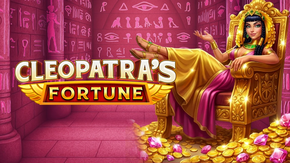 The promotional header for Cleopatra's Fortune, an online slot game on Betty.ca.
