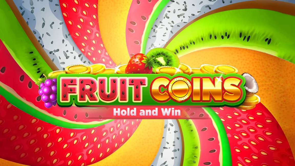 The promotional header for Fruit Coins Hold & Win, an online slot game on Betty.ca.
