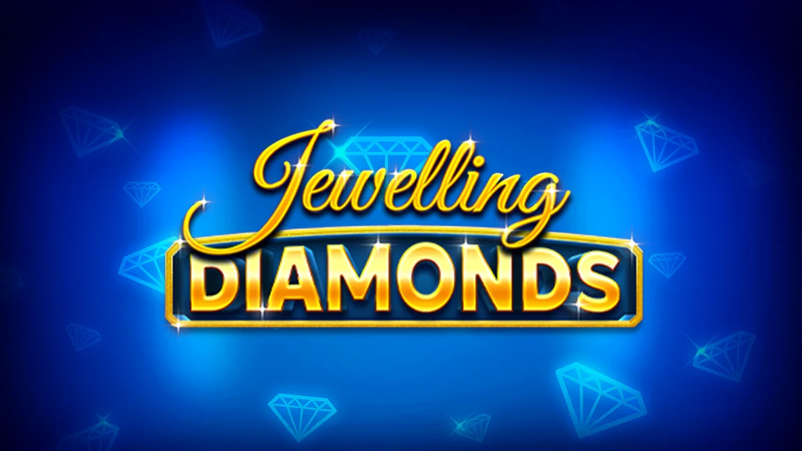 The promotional header for Jewelling Diamonds, an online slot game on Betty.ca.