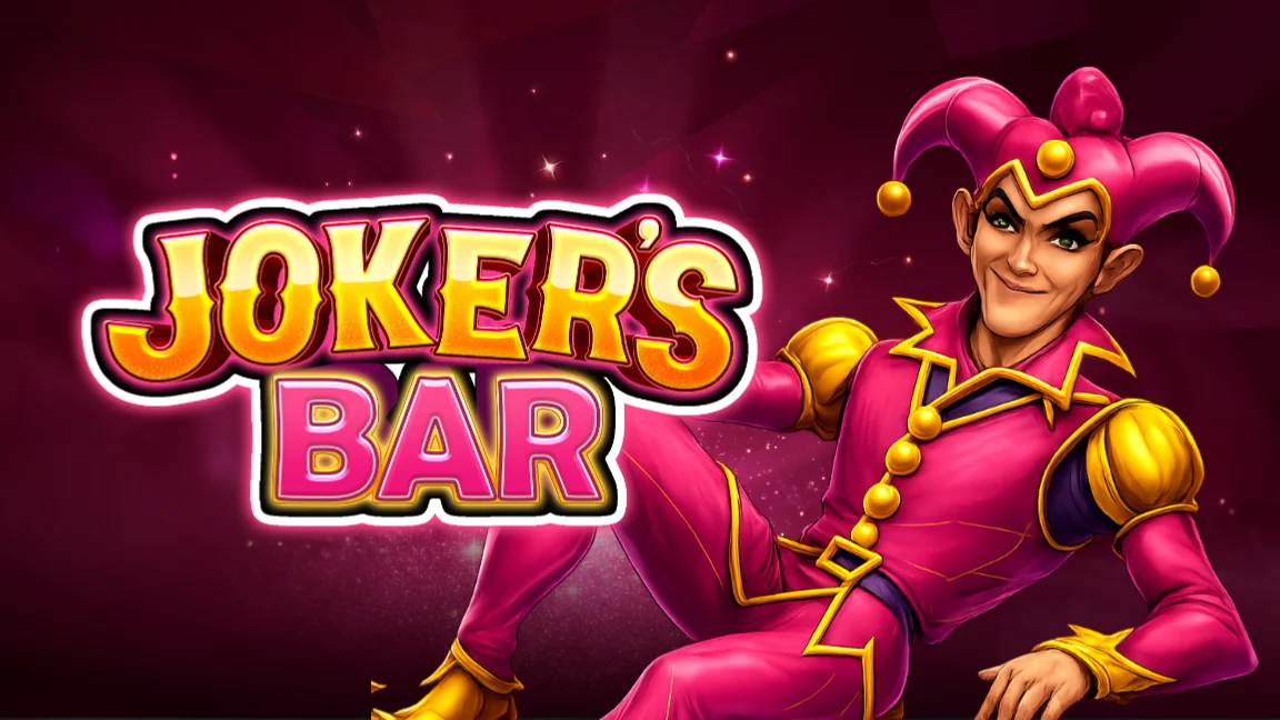 The promotional header for Joker's Bar, an online slot game on Betty.ca.
