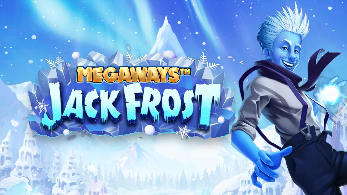 The promotional header for Megaways Jack Frost, an online slot game on Betty.ca.