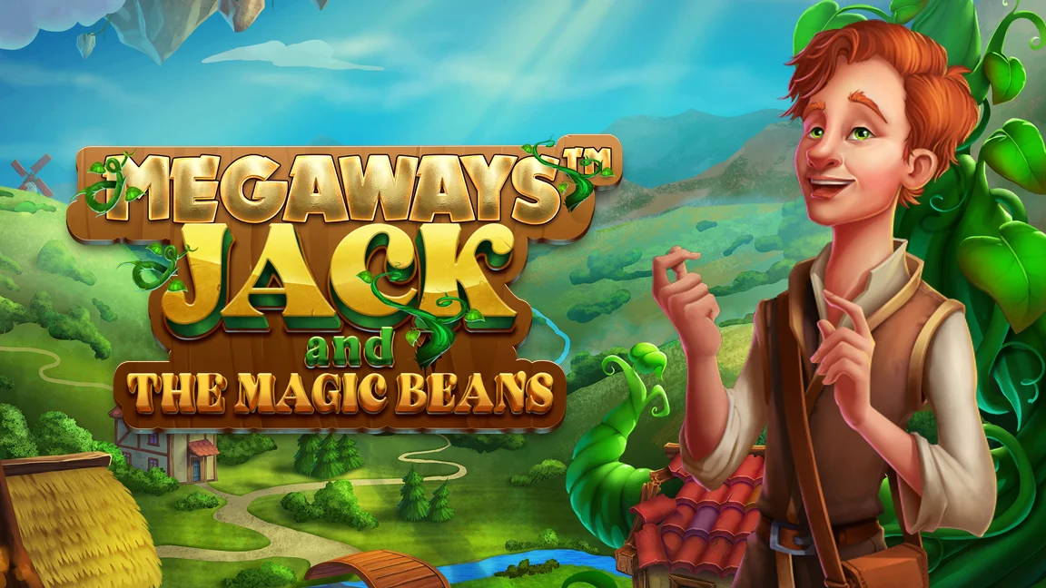 The promotional header for Megaways Jack and The Magic Beans, an online slot game on Betty.ca.