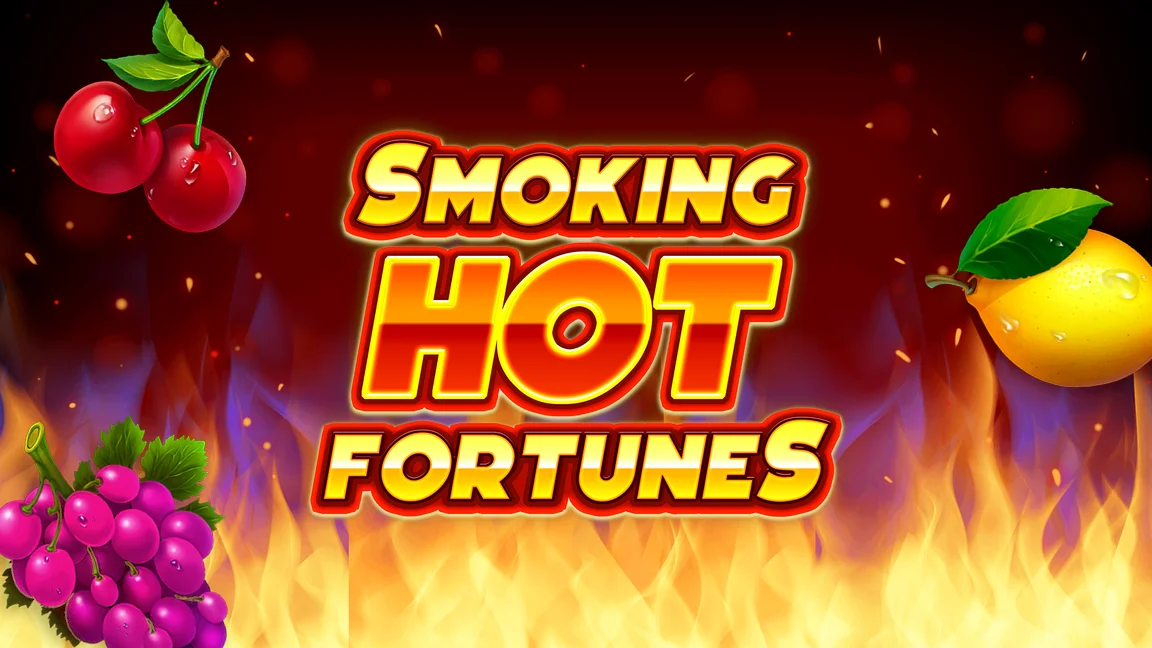 The promotional header for Smoking Hot Fortunes, an online slot game on Betty.ca.