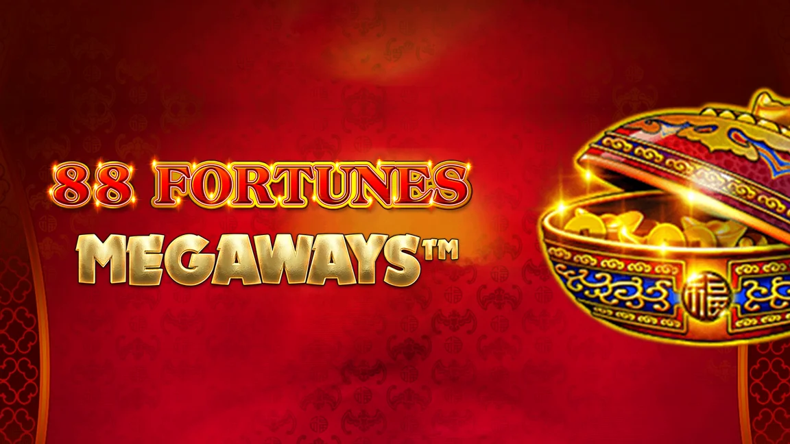 The promotional header for 88 Fortunes Megaways, an online slot game on Betty.ca.