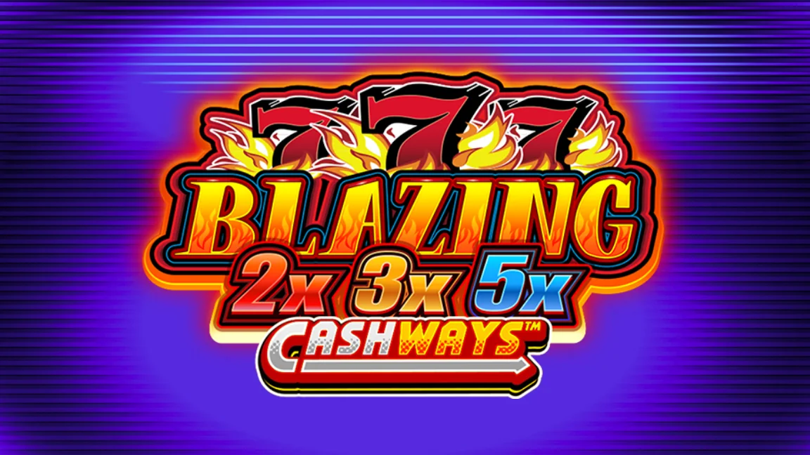 The promotional header for Blazing 777 2x3x5x Cashways, an online slot game on Betty.ca.