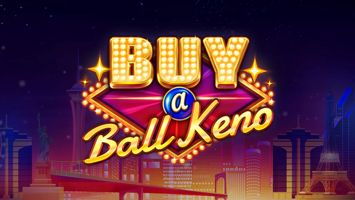 The promotional header for Buy a Ball Keno, an online slot game on Betty.ca.