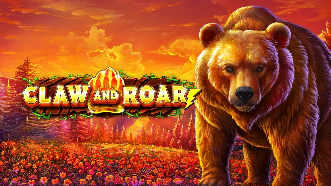 The promotional header for Claw and Roar, an online slot game on Betty.ca.
