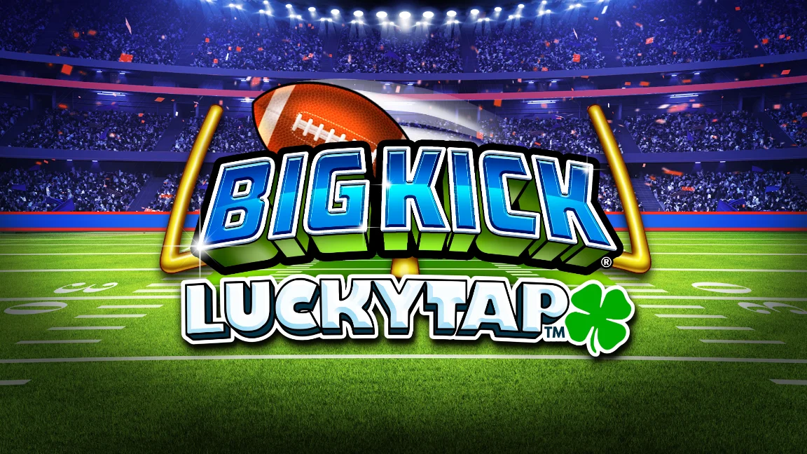 The promotional header for Big Kick LuckyTap™, an online slot game on Betty.ca.