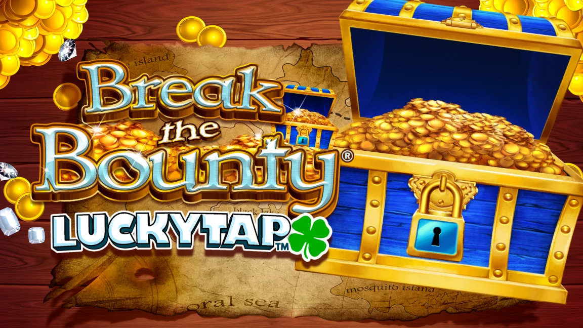 The promotional header for Break the Bounty LuckyTap™, an online slot game on Betty.ca.