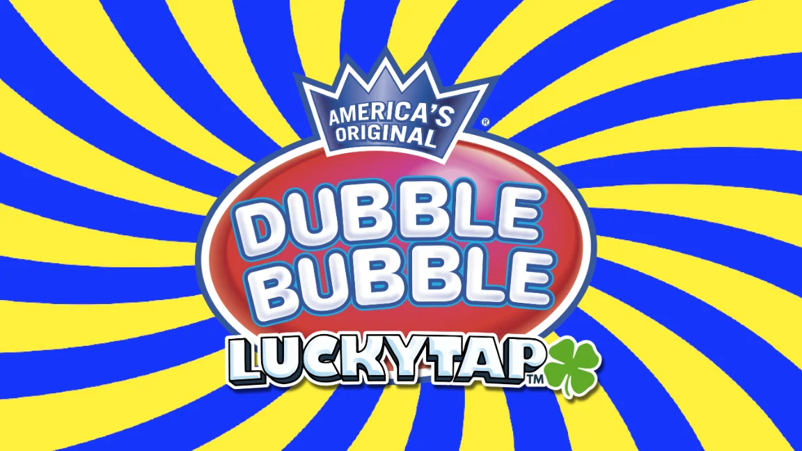 The promotional header for Dubble Bubble LuckyTap™, an online slot game on Betty.ca.