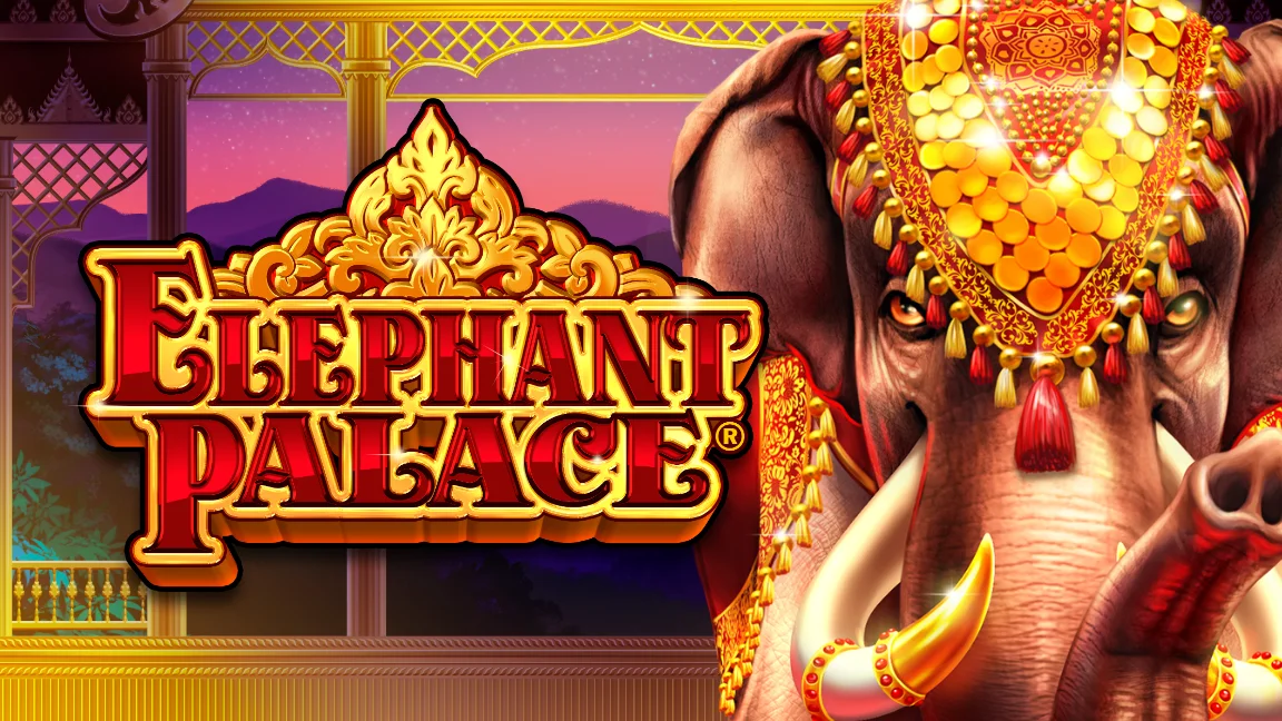The promotional header for Elephant Palace, an online slot game on Betty.ca.
