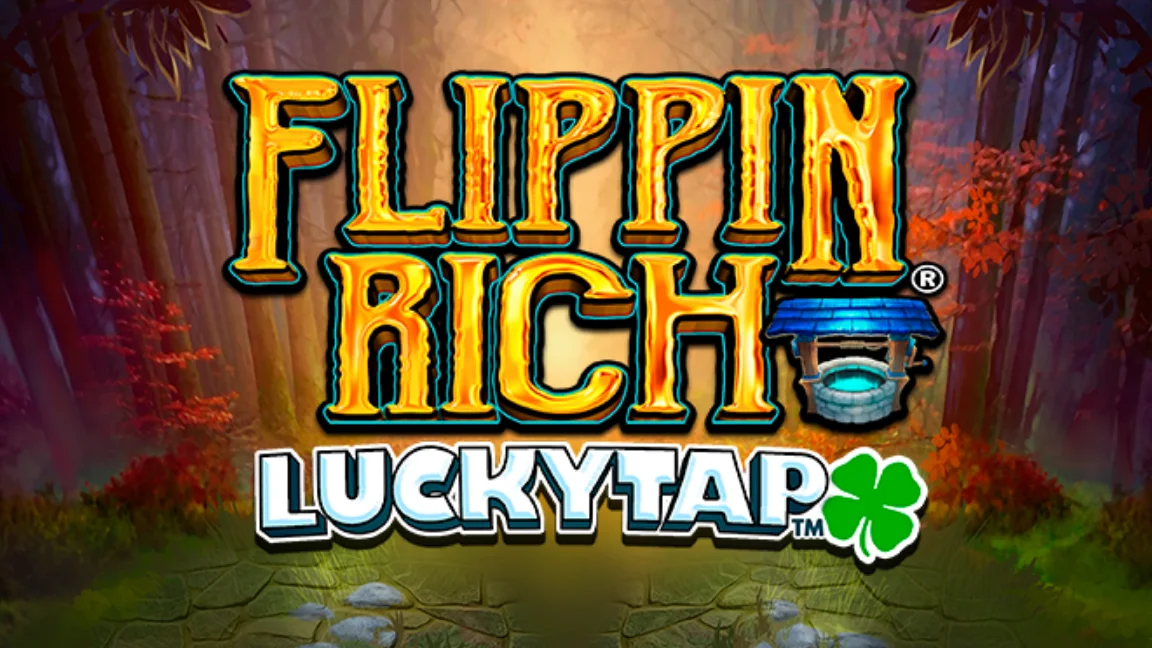 The promotional header for Flippin Rich LuckyTap™, an online slot game on Betty.ca.