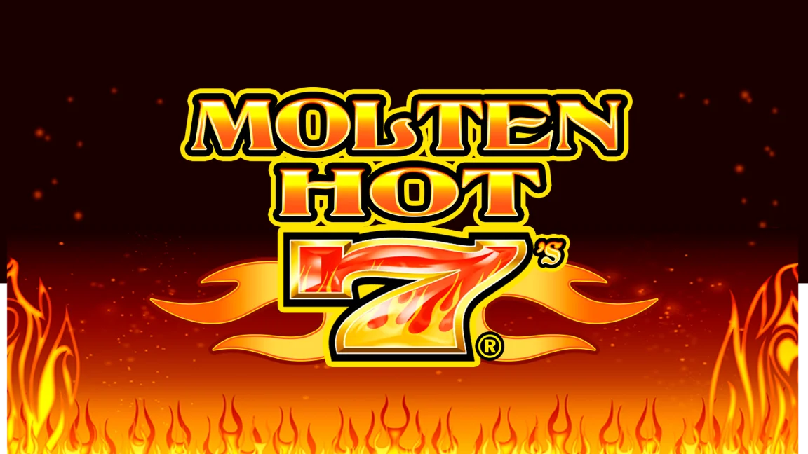 The promotional header for Molten Hot 7s, an online slot game on Betty.ca.