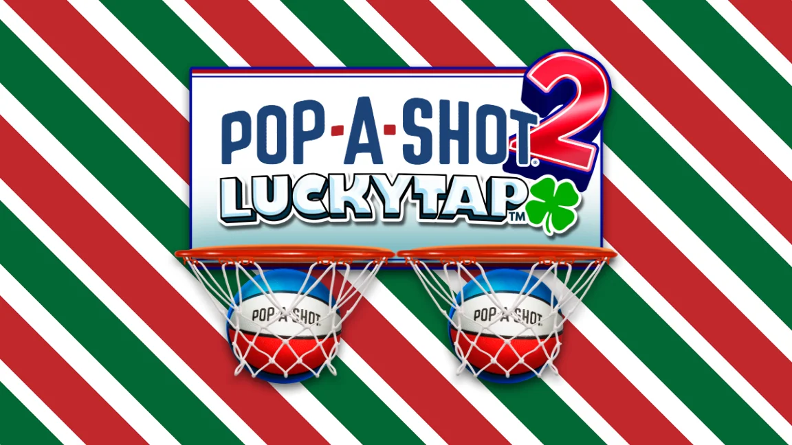 The promotional header for Pop A Shot 2 LuckyTap™, an online slot game on Betty.ca.
