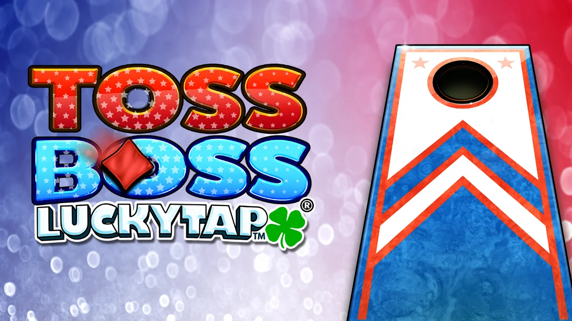 The promotional header for Toss Boss LuckyTap™, an online slot game on Betty.ca.