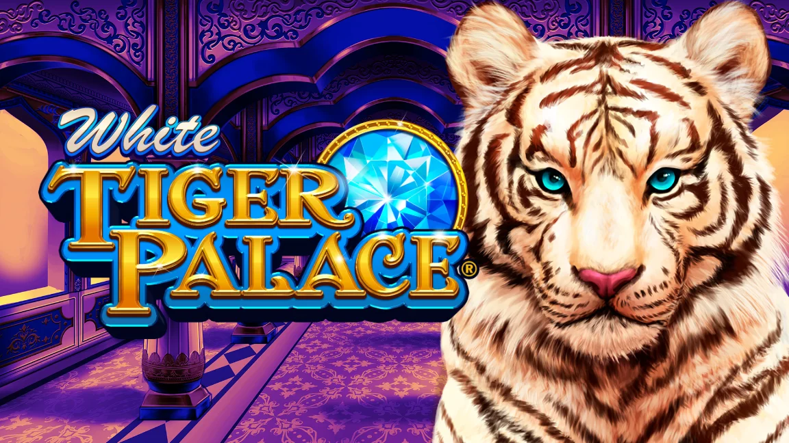 The promotional header for White Tiger Palace, an online slot game on Betty.ca.