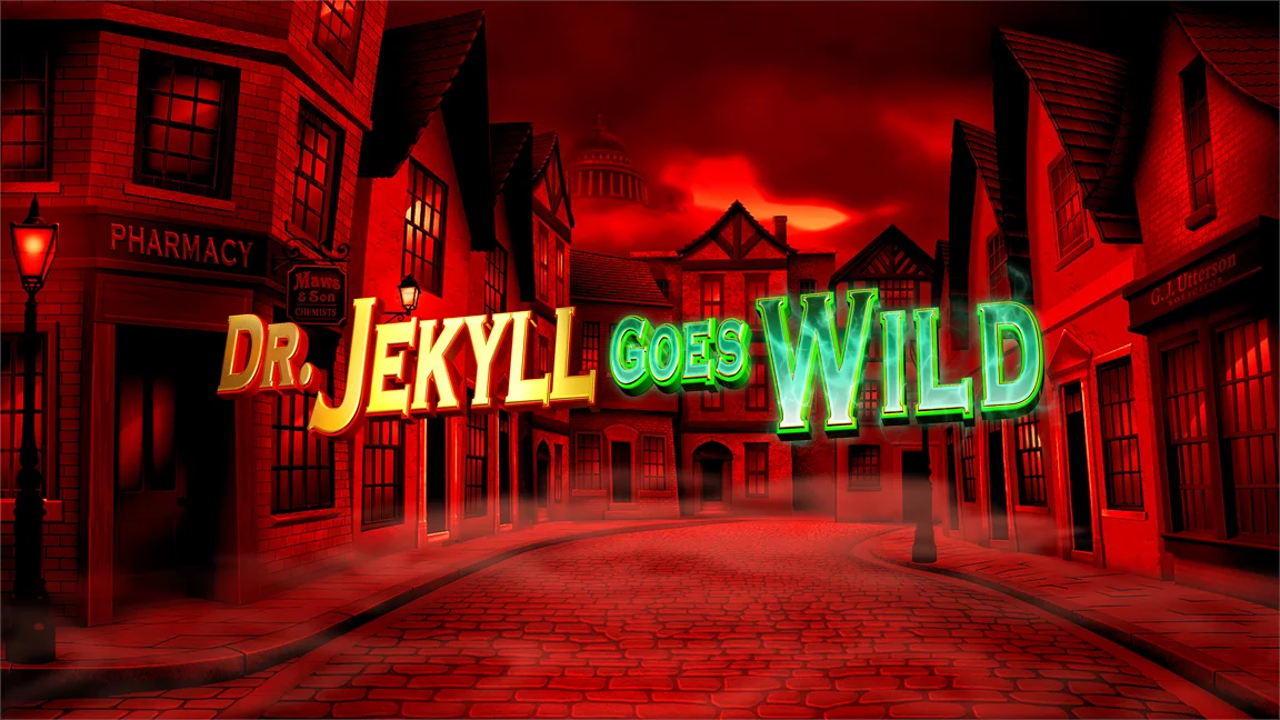 The promotional header for Dr Jekyll Goes Wild, an online slot game on Betty.ca.