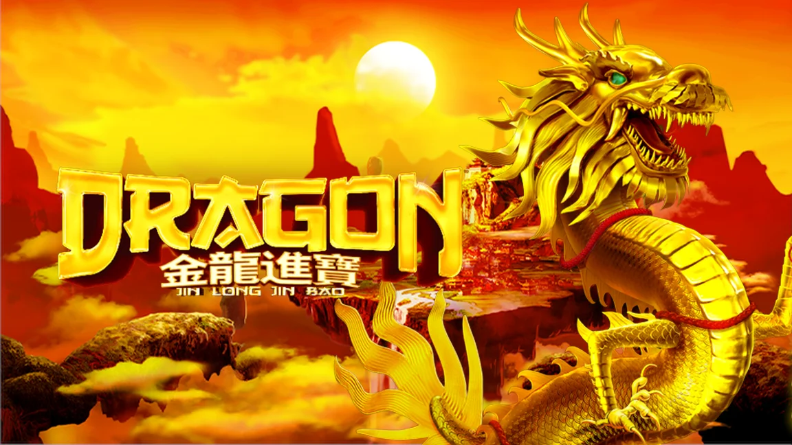 The promotional header for Dragon - Jin Long Jin Bao, an online slot game on Betty.ca.