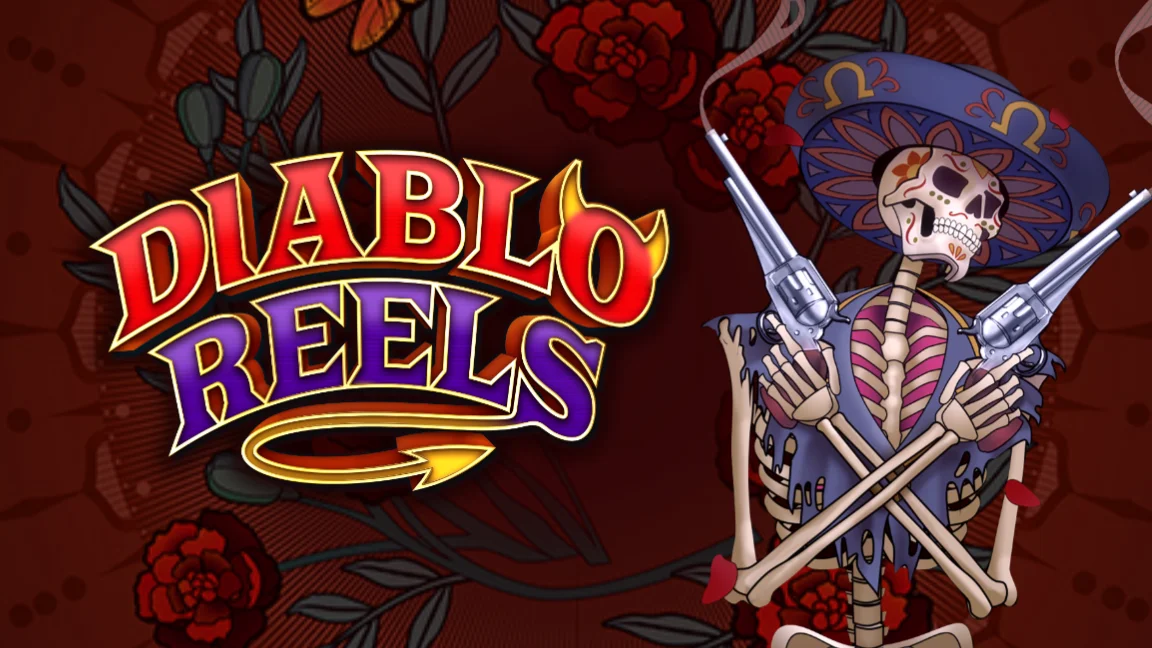 The promotional header for Diablo Reels, an online slot game on Betty.ca.