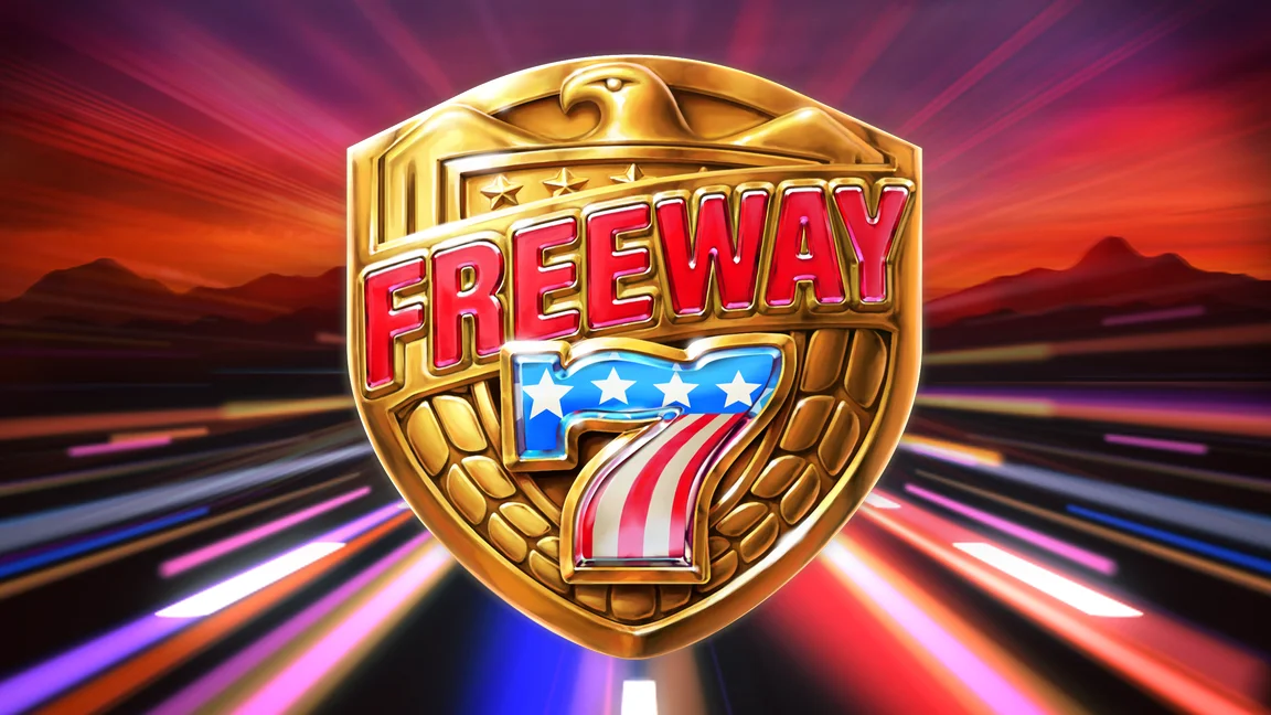The promotional header for Freeway 7, an online slot game on Betty.ca.