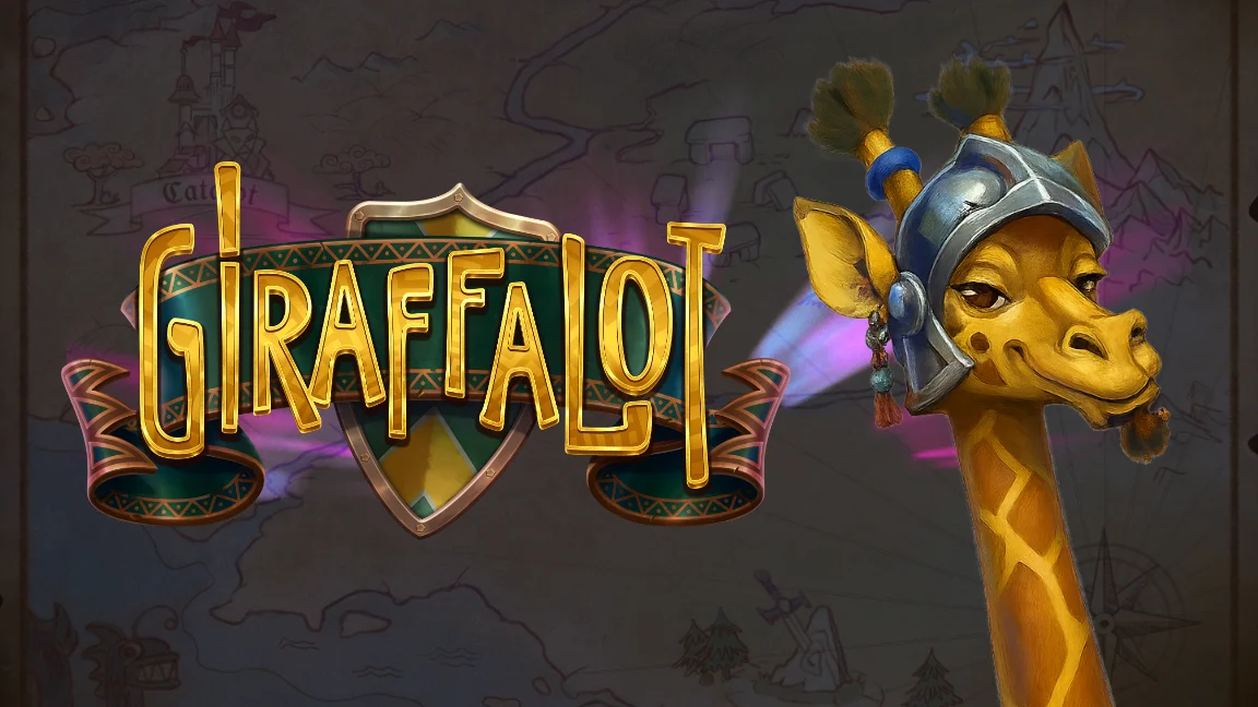 The promotional header for Giraffalot, an online slot game on Betty.ca.