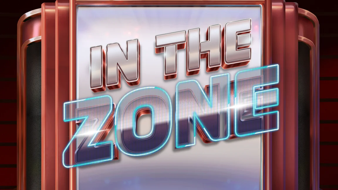 The promotional header for In the Zone, an online slot game on Betty.ca.