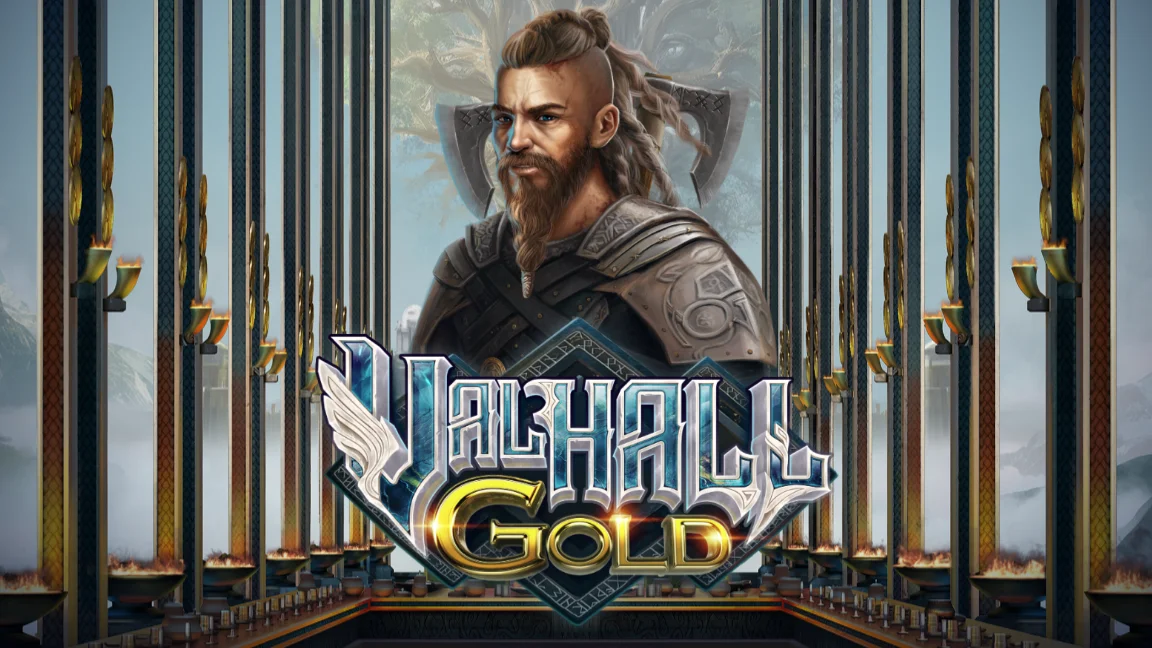 The promotional header for Valhall Gold, an online slot game on Betty.ca.