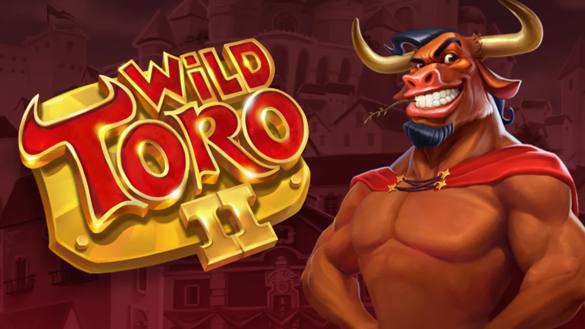 The promotional header for Wild Toro 2, an online slot game on Betty.ca.