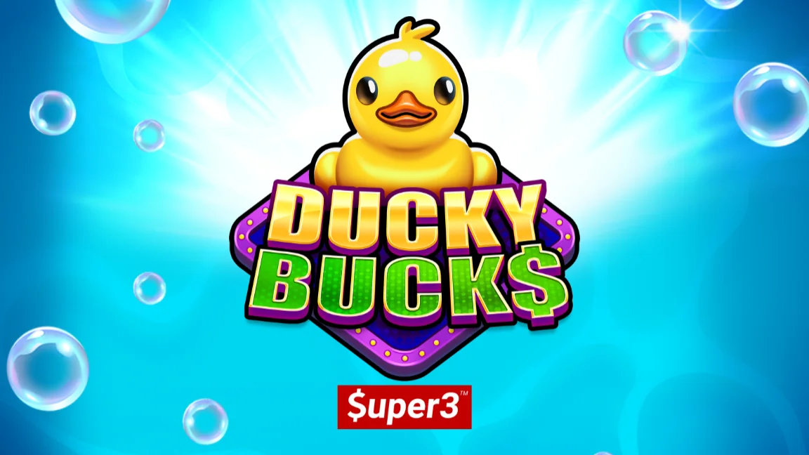 The promotional header for Ducky Bucks, an online slot game on Betty.ca.