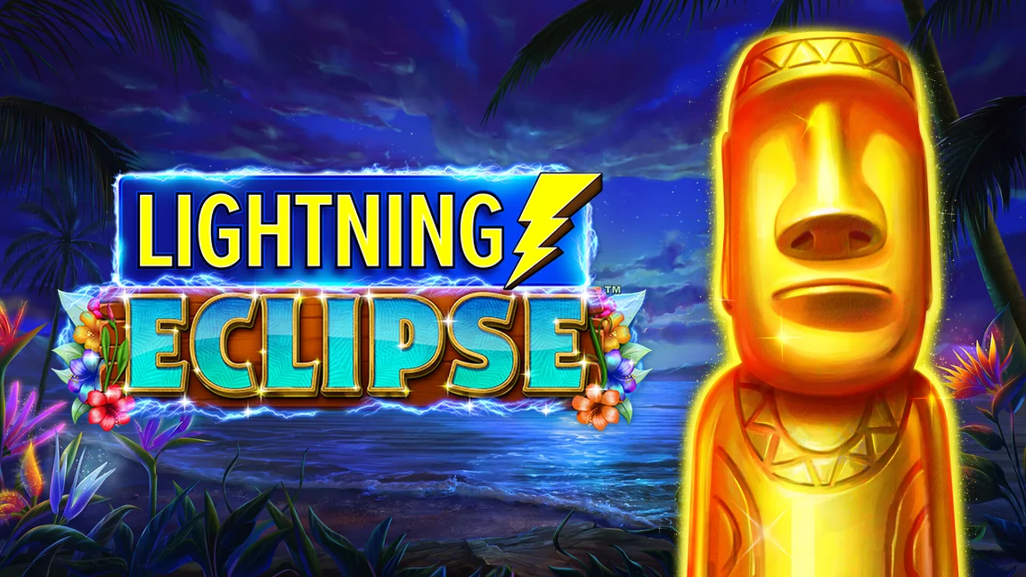 The promotional header for Lightning Eclipse, an online slot game on Betty.ca.