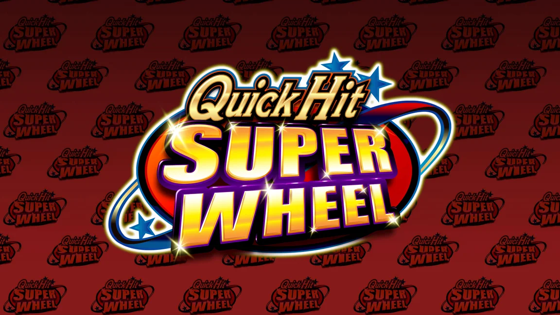 The promotional header for Quick Hit Super Wheel Wild Red, an online slot game on Betty.ca.