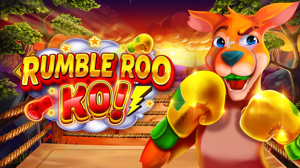 The promotional header for Rumble Roo K.O.!, an online slot game on Betty.ca.