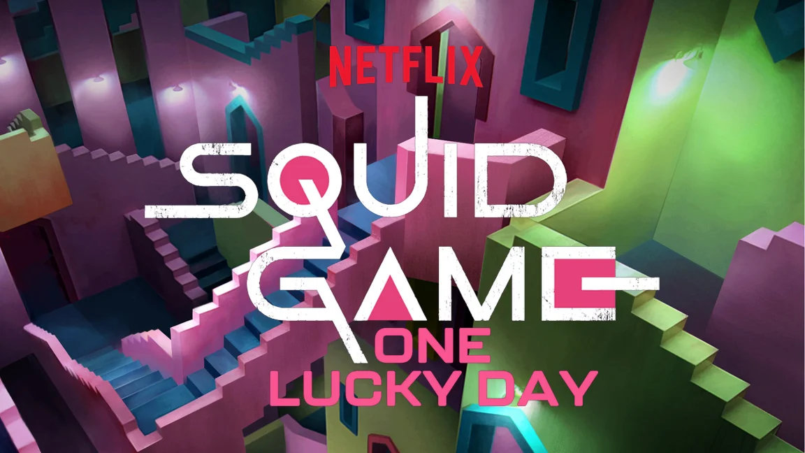 The promotional header for Squid Game - One Lucky Day, an online slot game on Betty.ca.