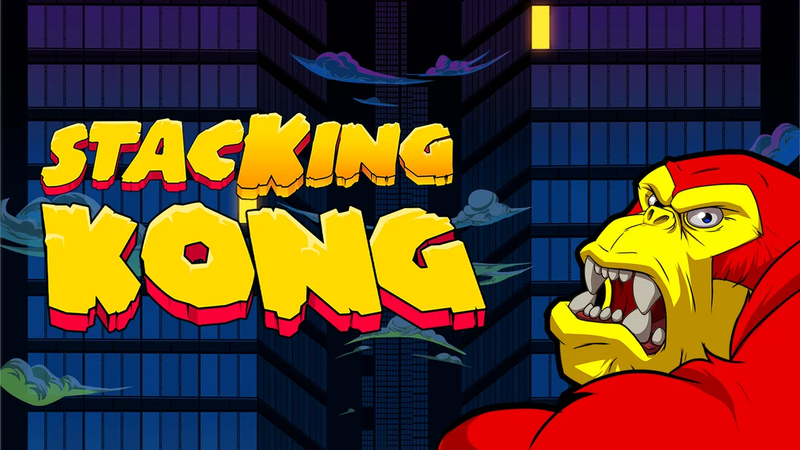 The promotional header for StacKING KONG, an online slot game on Betty.ca.