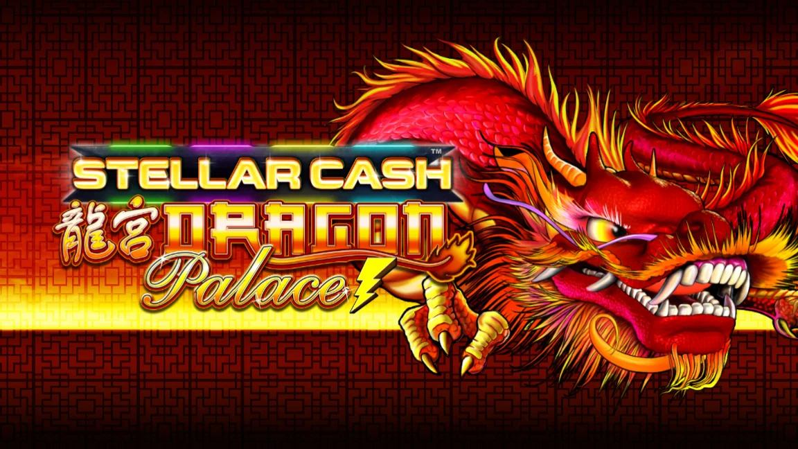 The promotional header for Stellar Cash Dragon Palace, an online slot game on Betty.ca.