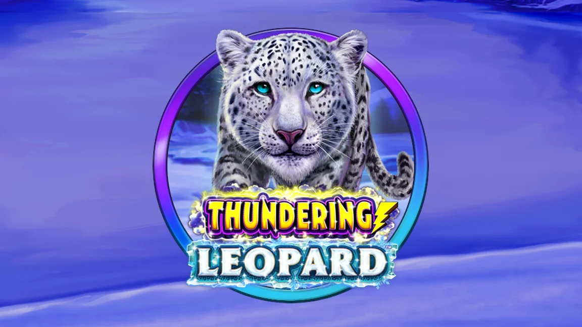 The promotional header for Thundering Leopard, an online slot game on Betty.ca.