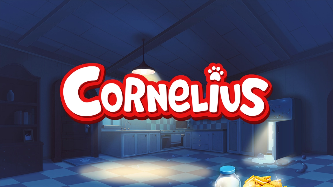 The promotional header for Cornelius™, an online slot game on Betty.ca.