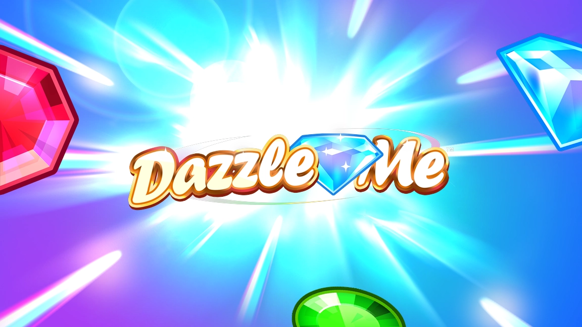 The promotional header for Dazzle Me™, an online slot game on Betty.ca.