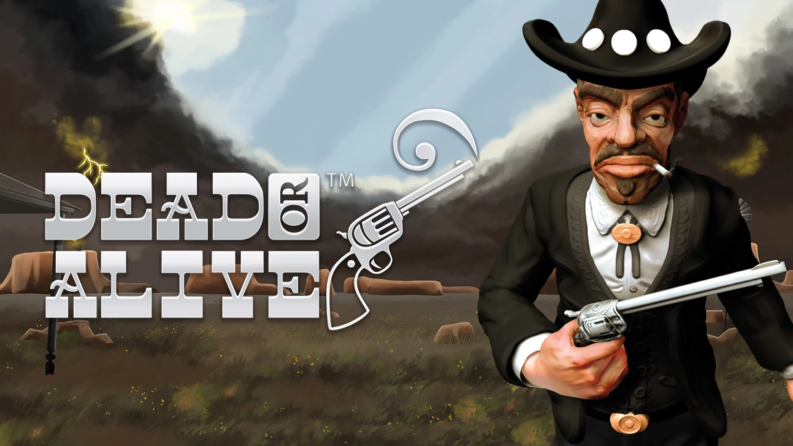 The promotional header for Dead or Alive™, an online slot game on Betty.ca.