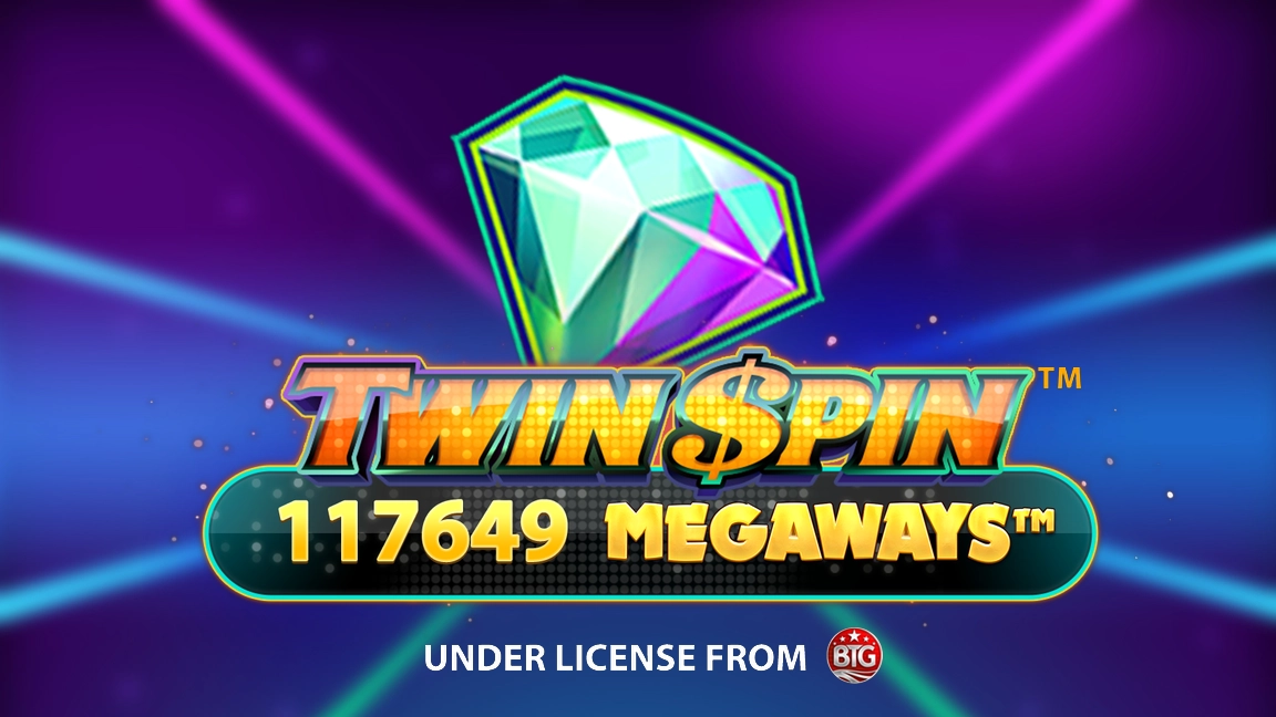 The promotional header for Twin Spin™ Megaways™, an online slot game on Betty.ca.
