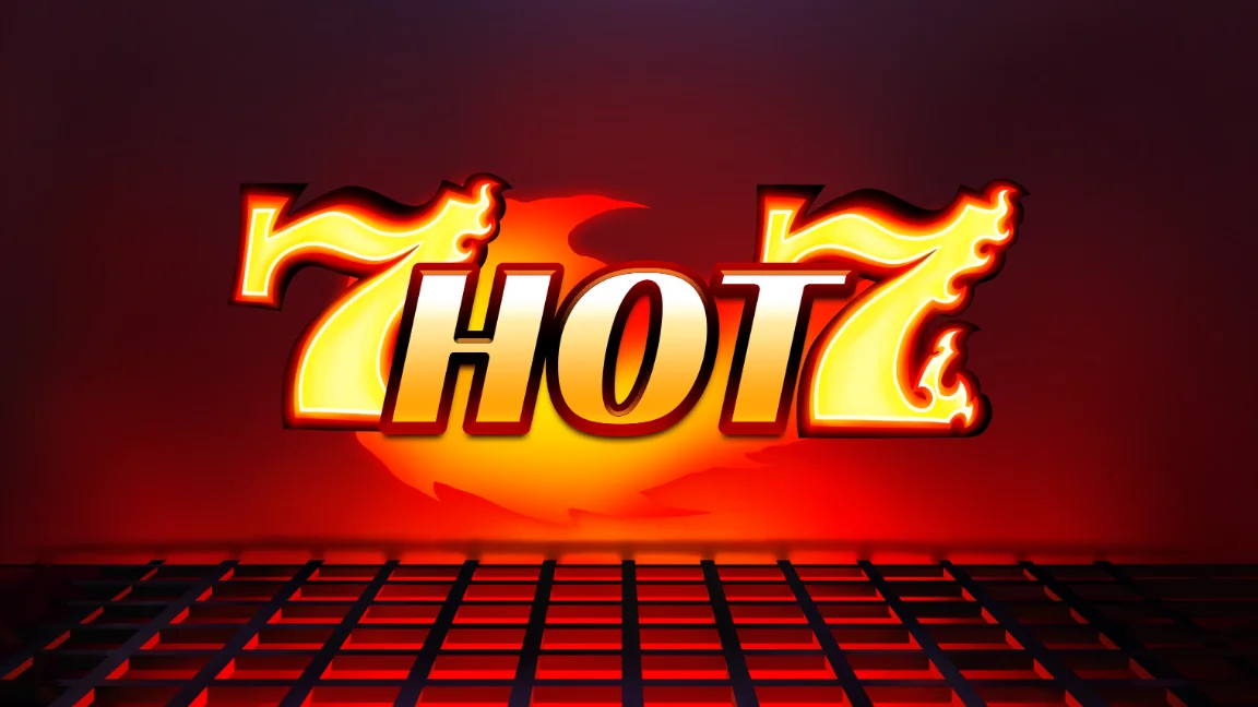 The promotional header for 7 Hot 7, an online slot game on Betty.ca.