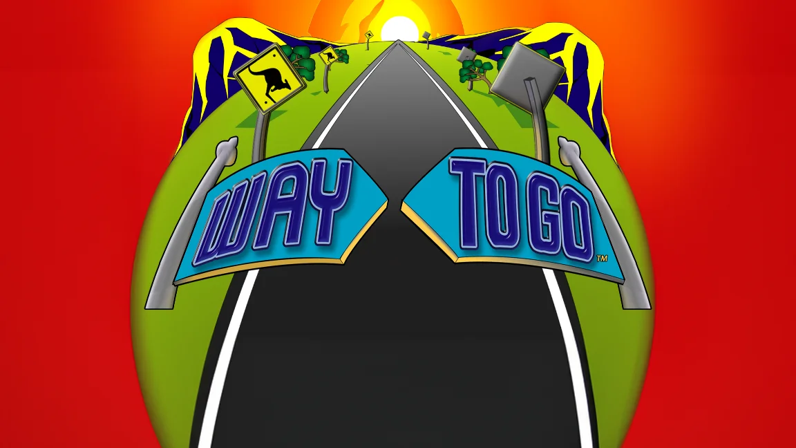 The promotional header for Way To Go, an online slot game on Betty.ca.