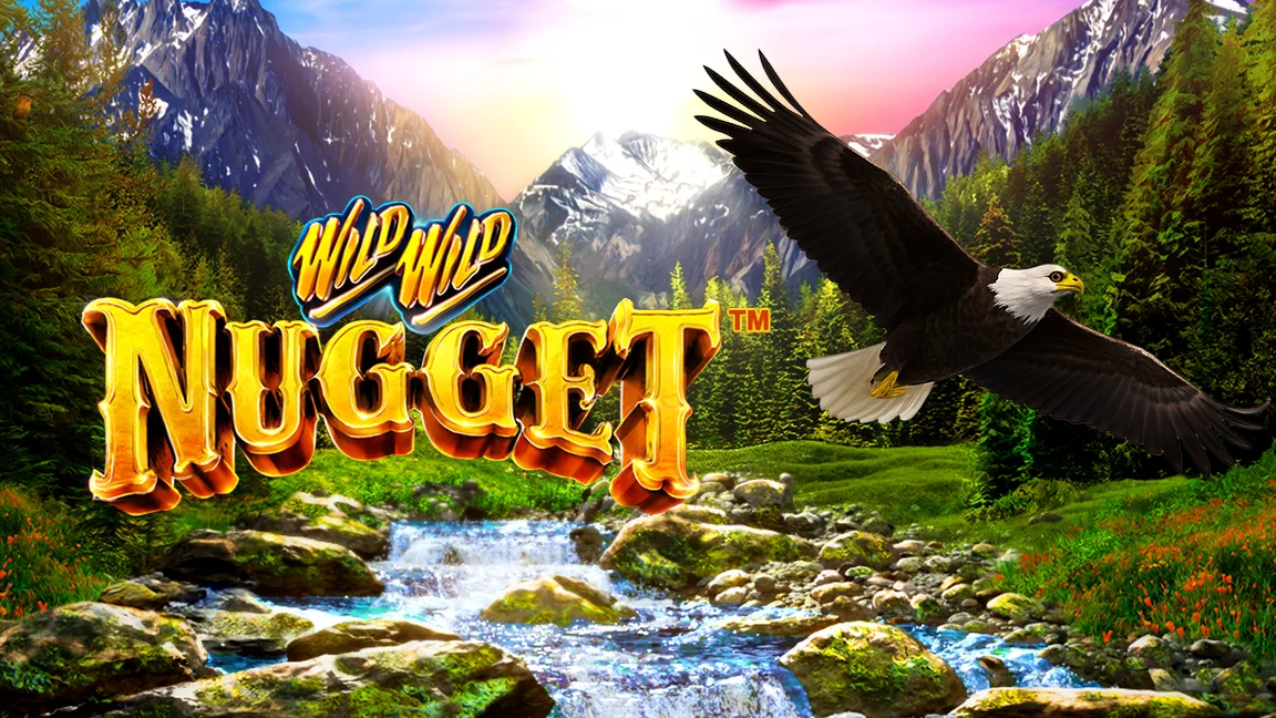 The promotional header for Wild Wild Nugget, an online slot game on Betty.ca.